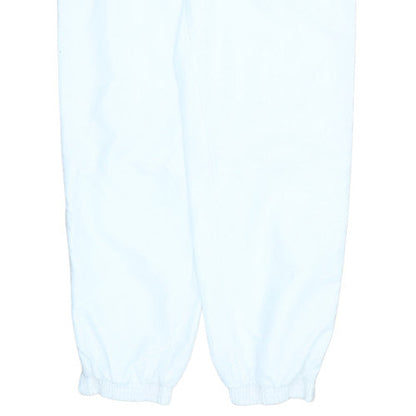 adidas Mens White Jogger Trousers Size M Elastic Waist Quick Dry