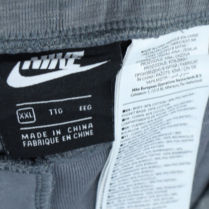 Nike Mens Grey XXL Jogger Sweatpants Elastic Waist Cotton Blend