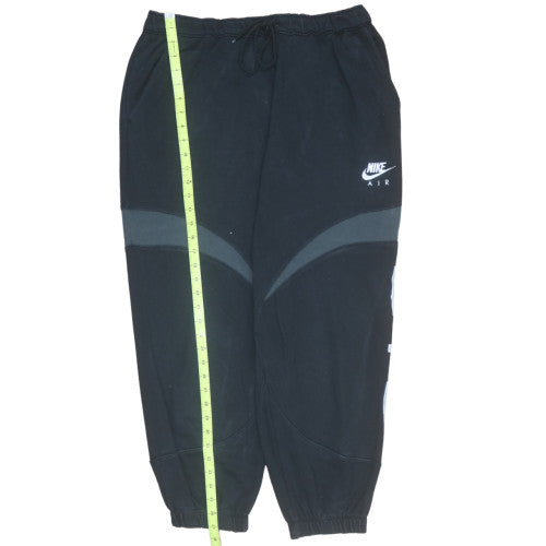 Nike Men's Black L Jogger Sweatpants Cotton Blend Drawstring Waist