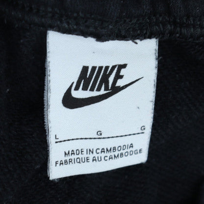 Nike Men's Black L Jogger Sweatpants Cotton Blend Drawstring Waist