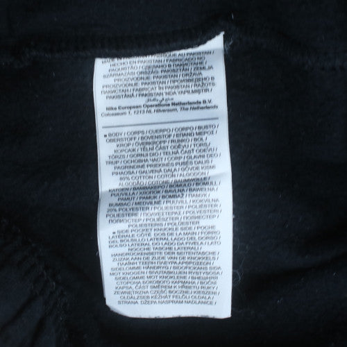Nike Men's Black M Jogger Sweatpants Fleece Elastic Waist