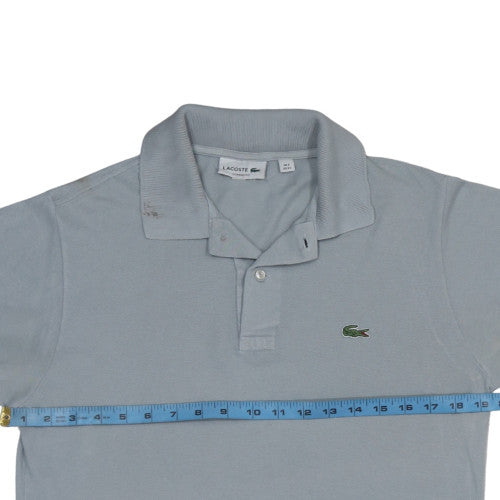Lacoste Men's Grey Classic Fit Cotton Polo Shirt XL