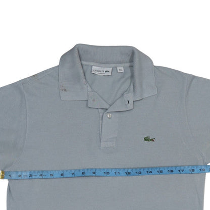 Lacoste Men's Grey Classic Fit Cotton Polo Shirt XL