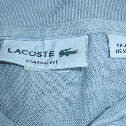 Lacoste Men's Grey Classic Fit Cotton Polo Shirt XL