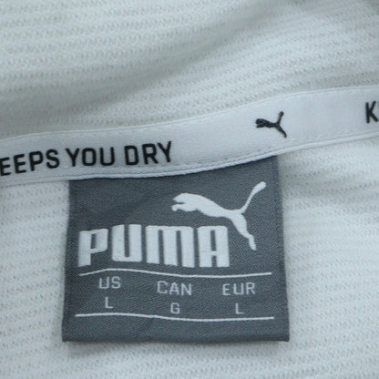 Puma Men's White Pullover Hoodie Large Sports Fleece