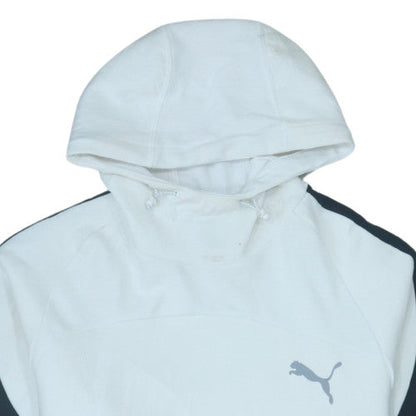 Puma Men's White Pullover Hoodie Large Sports Fleece