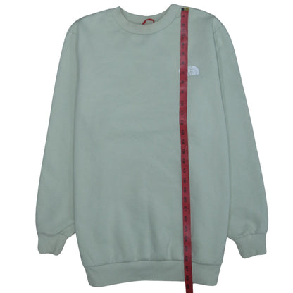The North Face Womens Green Pullover Sweatshirt Size XL 1/4 Zip Logo
