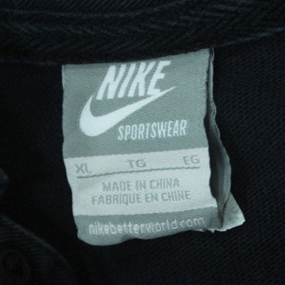 Nike Men's Black XL Striped Henley Sweatshirt Canarinho 11