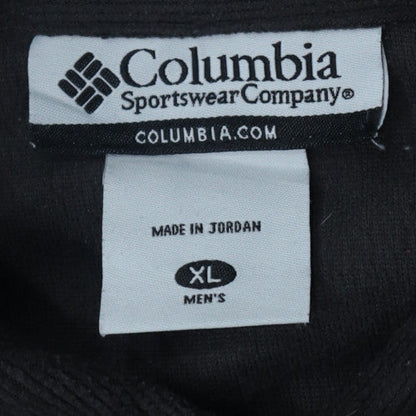 Columbia Men's Black Fleece Button-Up Long Sleeve Shirt XL