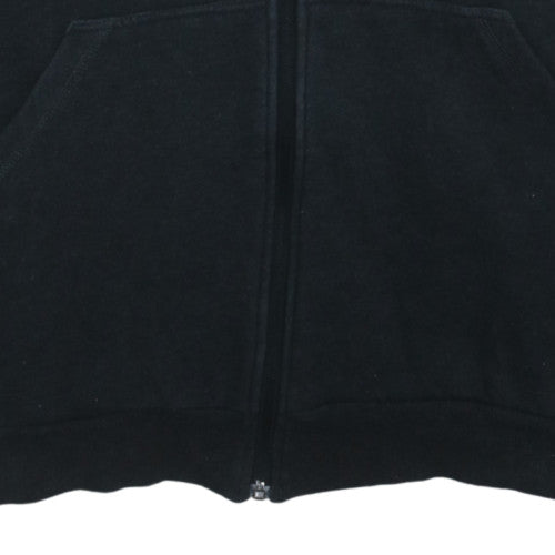 Adidas Men’s Black 2XL Full Zip Fleece Hoodie with Logo
