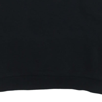 Adidas Men's Black Crew Neck Pullover Sweatshirt L Regular Fit