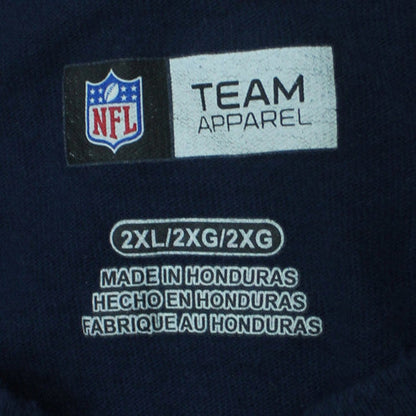 NFL Team Apparel Men's Blue 2XL Seattle Seahawks Graphic T-Shirt