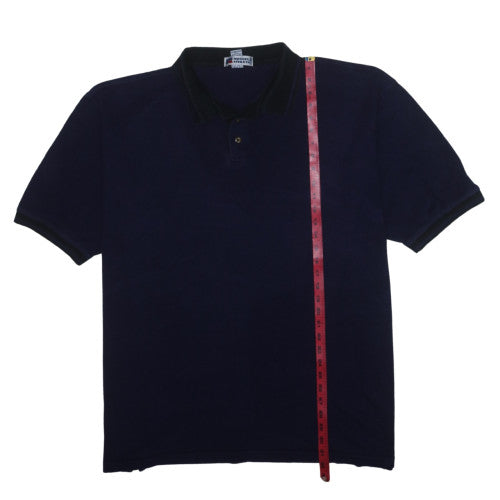 Russell Athletic Men's Blue 3XL Cotton Polo Shirt