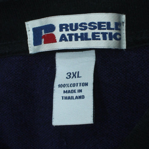 Russell Athletic Men's Blue 3XL Cotton Polo Shirt