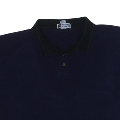Russell Athletic Men's Blue 3XL Cotton Polo Shirt