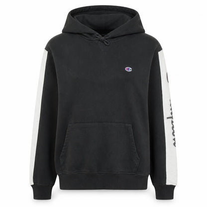 Champion Men's Black Hoodie Medium Pullover Athletic Sweatshirt