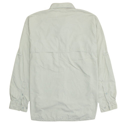 Columbia Men's Beige Long Sleeve Button-Up Outdoor Shirt L