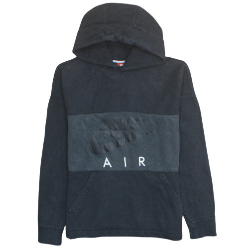 Nike Mens Black Medium Pullover Hoodie with Logo Detail