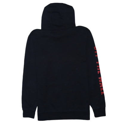 Vans Men Black Hoodie Pullover Medium SE Bikes Graphic Fleece