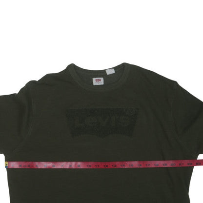 Levi's Men's Green Crew Neck Pullover Sweatshirt Size L