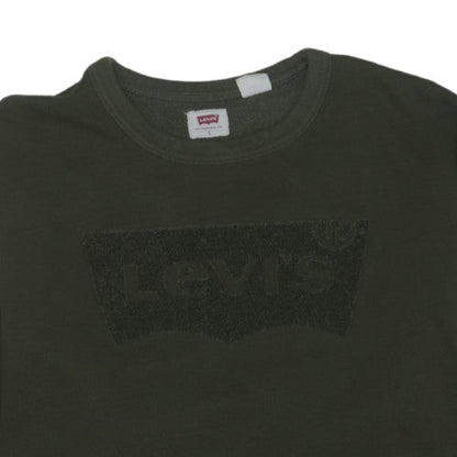 Levi's Men's Green Crew Neck Pullover Sweatshirt Size L
