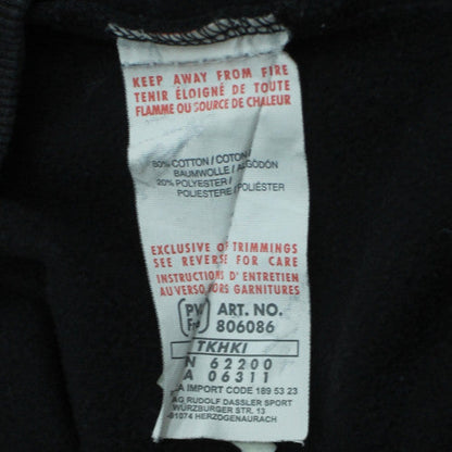 Puma Mens Black L Sweatshirt Crew Neck Graphic Logo Pullover
