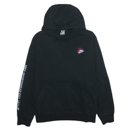 Nike Womens Black XL Pullover Hoodie Sweatshirt Graphic Logo