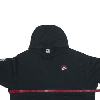 Nike Womens Black XL Pullover Hoodie Sweatshirt Graphic Logo