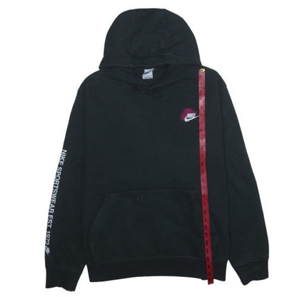 Nike Womens Black XL Pullover Hoodie Sweatshirt Graphic Logo