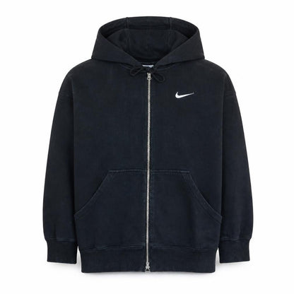 Nike Men’s Black Full Zip Fleece Hoodie L Regular Sportswear