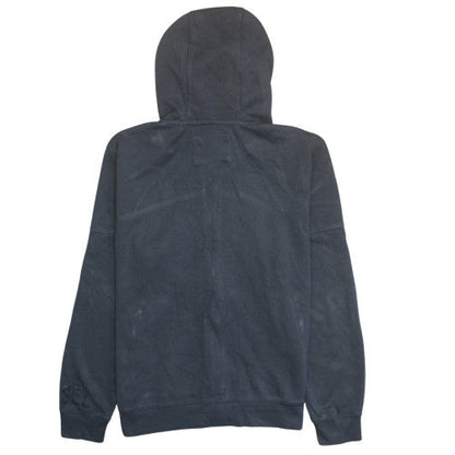 Diesel Men's Black Full Zip Hoodie 2XL Hooded Ring Spun Sweatshirt