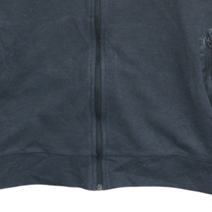 Diesel Men's Black Full Zip Hoodie 2XL Hooded Ring Spun Sweatshirt