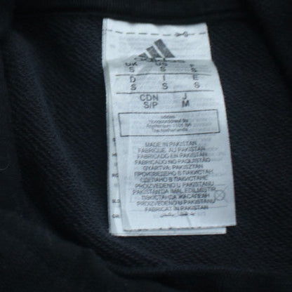 Adidas Men's Black Pullover Hoodie M - Sports Fleece Sweatshirt