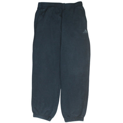 Adidas Womens Black L Jogger Fleece Sweatpants Casual Elastic Waist