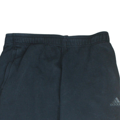 Adidas Womens Black L Jogger Fleece Sweatpants Casual Elastic Waist