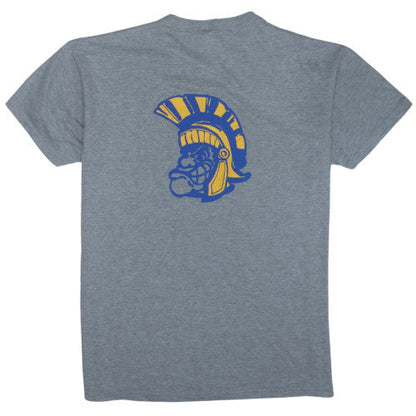 Russell Athletic Men's Grey Trojan Athletics Graphic T-Shirt Size L
