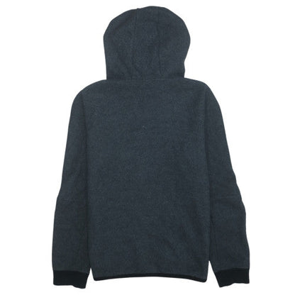 Nike Boys Grey Full Zip Hoodie XL (158-170cm) Fleece Lined Sweatshirt