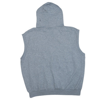 Lonsdale Men's Grey Sleeveless Hoodie XL Sports Vest Style