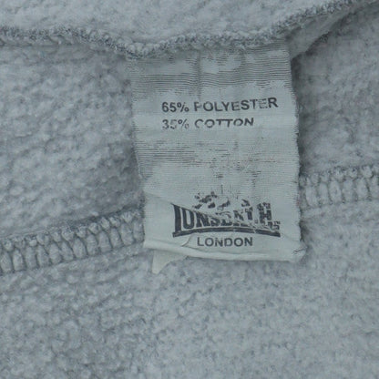 Lonsdale Men's Grey Sleeveless Hoodie XL Sports Vest Style
