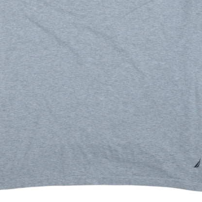 Nautica Men's Grey XL Classic Crew Neck Cotton Blend T-Shirt