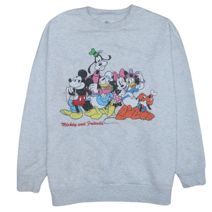Disney 100 Primark Women Grey Mickey & Friends L Sweatshirt