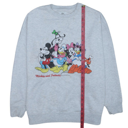Disney 100 Primark Women Grey Mickey & Friends L Sweatshirt