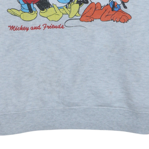 Disney 100 Primark Women Grey Mickey & Friends L Sweatshirt