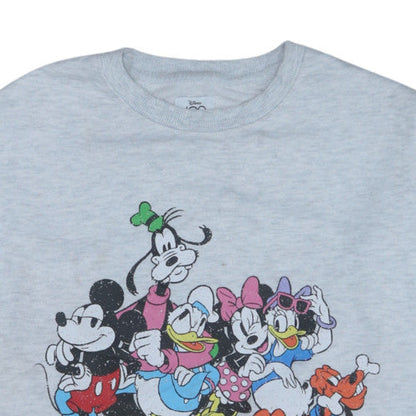 Disney 100 Primark Women Grey Mickey & Friends L Sweatshirt