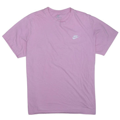 Nike Women Pink Basic Cotton Short Sleeve T-Shirt XL
