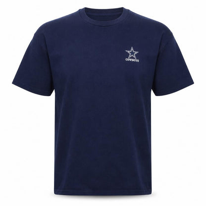 Reebok Men’s Blue 2XL Crew Neck Sports T-Shirt Cowboys Logo