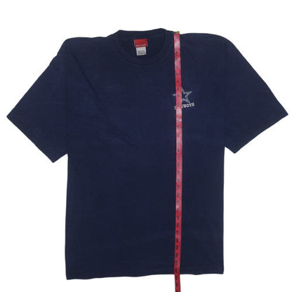 Reebok Men’s Blue 2XL Crew Neck Sports T-Shirt Cowboys Logo