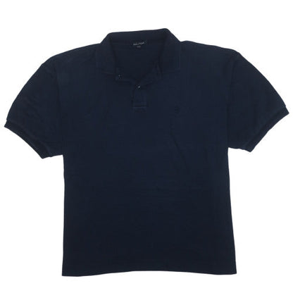 Nautica Men's Blue Cotton Polo Shirt XL Classic Fit