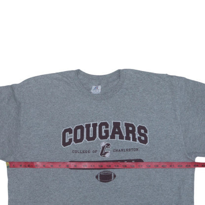 Russell Athletic Men's Grey College Football T-Shirt XL