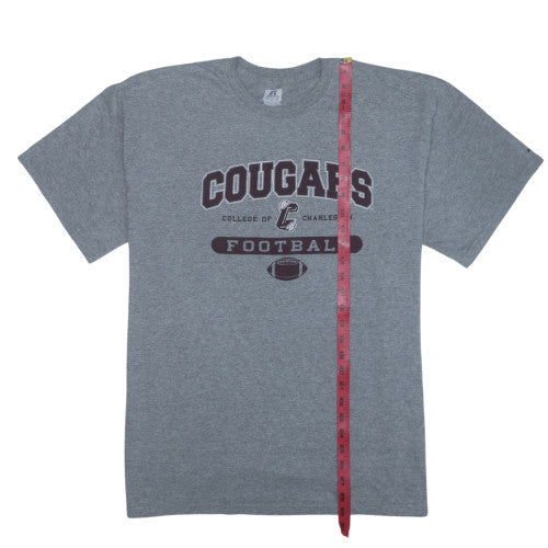 Russell Athletic Men's Grey College Football T-Shirt XL